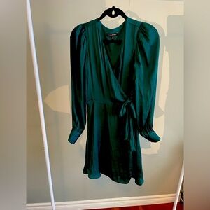 Banana Republic Green Wrap Dress Size 6